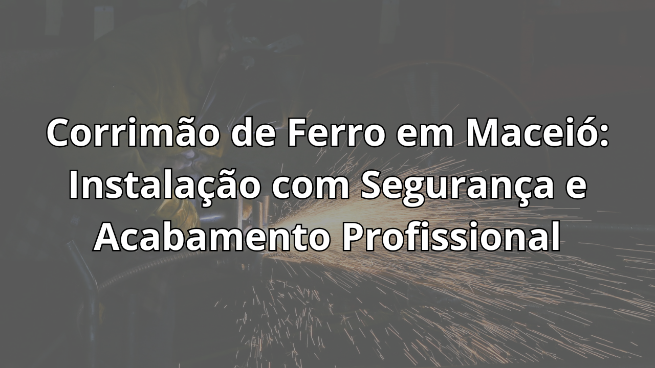 Se você está procurando corrimão de ferro maceió, é porque deseja segurança, durabilidade e um&hellip;