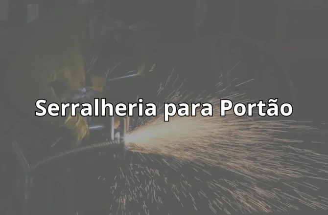 Serralheria para Portão